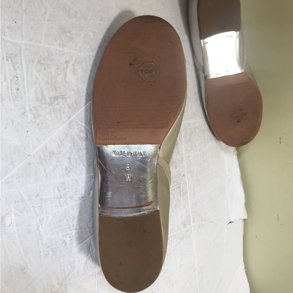 Juicy Couture Vintage Satin Gems Bows Ballerina Ballet Flats Shoe SlipOn Neutral - Picture 12 of 15